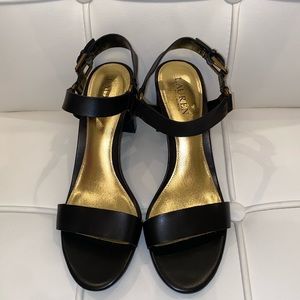 Lauren Ralph Lauren size 10 black heel sandals